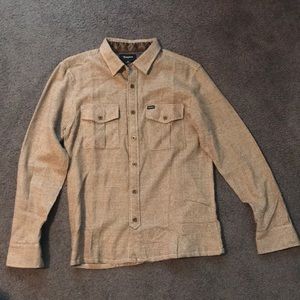 Small Brown and White Flanel Brixton Button down
